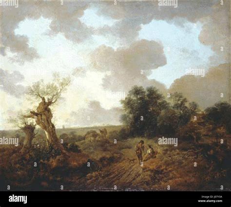 'Suffolk Landscape' by Thomas Gainsborough, painted in the mid-1750s ...
