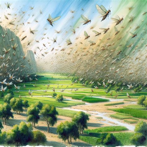 Exodus 10:1-20 Artwork | Bible Art