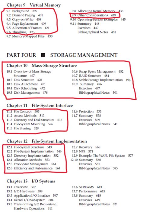 Operating System: Doubt on OS Syllabus (Galvin)