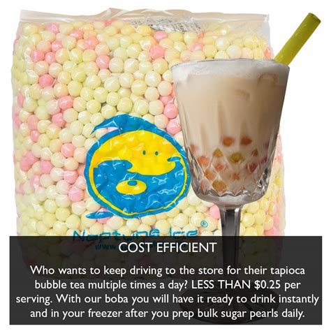 Buy BUBBLE TEA SUPPLY Boba Pearls RAINBOW 2 bags 6.6# 170+ servings(aka ...
