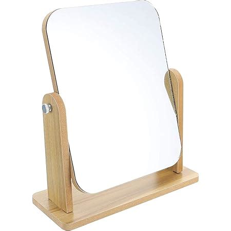 Loop Group ® Wooden Tabletop Makeup Mirror Vanity Table Stand Mirror ...
