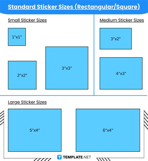 Image result for Custom Sticker Sizes