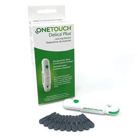OneTouch Delica Plus Lancing Device For Diabetes Testing | Diabetic Testing Kit Including One ...