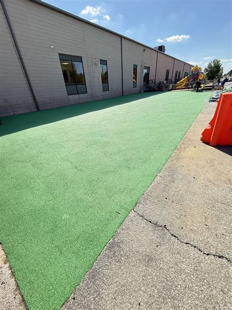 Playground with Poured-in-Place Rubber - adtechflooring