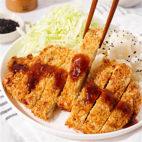 Air Fryer Chicken Katsu | Two Plaid Aprons