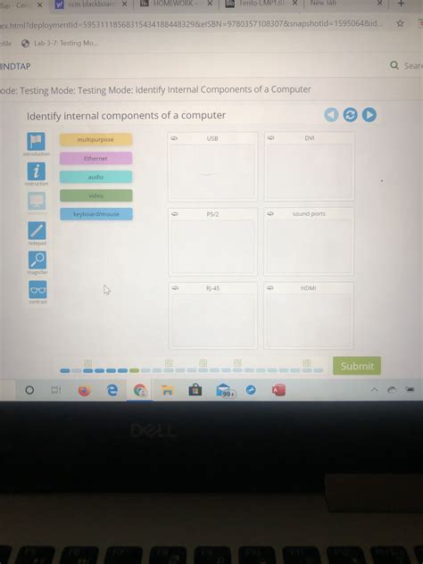 Answered: Identify internal components of a… | bartleby