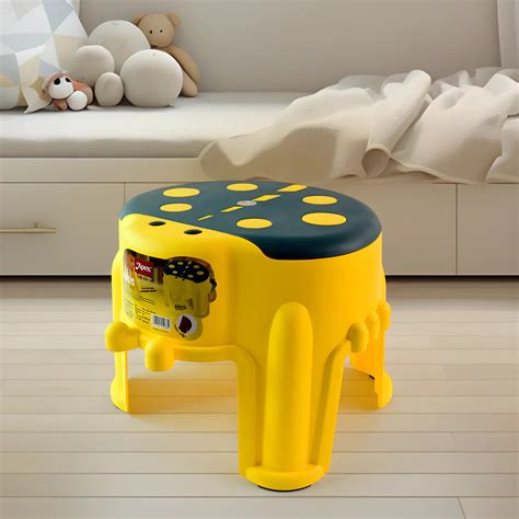 Apex Bubble Kids Stool Durable Plastic Step Stool with Non-Slip Bubble ...