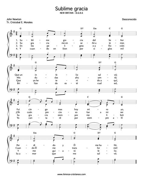 Sublime gracia del Señor - Himnos Cristianos