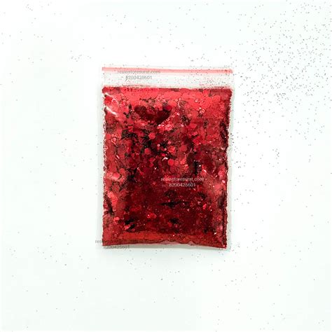 Red Chunky Glitter – Resin Store Surat
