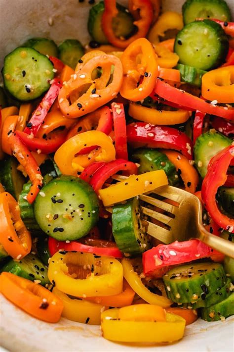 Cucumber Bell Pepper Salad Tiktok Recipe at Mack Ralph blog