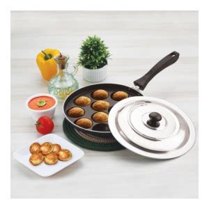 OfferTag: iVBOX Single Handle Non-Stick 12 Cavity Appam Patra, Paddu ...