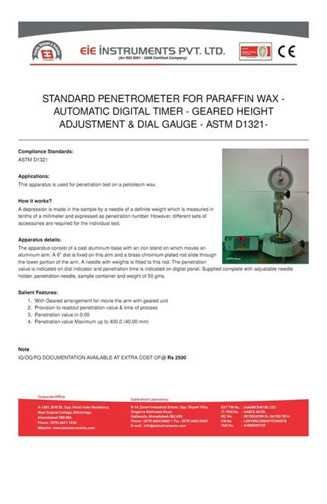 Grease And Wax Testing Equipment - Emulsion Test-Water Separability ...