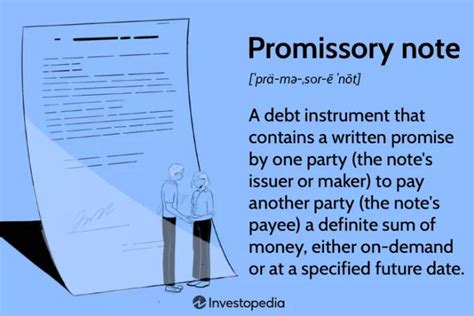 Image result for Promisary Notes Explained