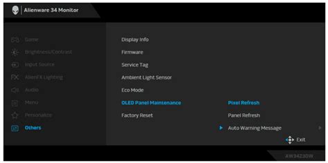 Image result for Alienware Gaming Monitor Aw3422dwf Reset