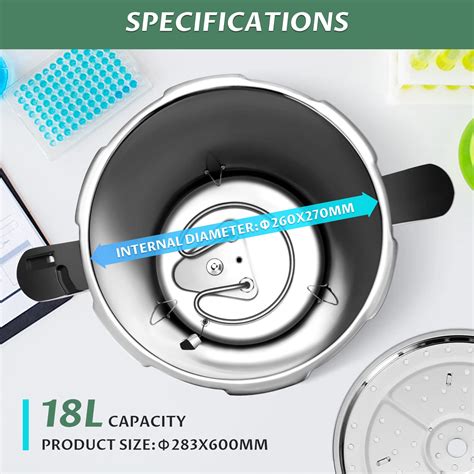 Huanyu 18L Autoclave Sterilizer Temperature & Time India | Ubuy