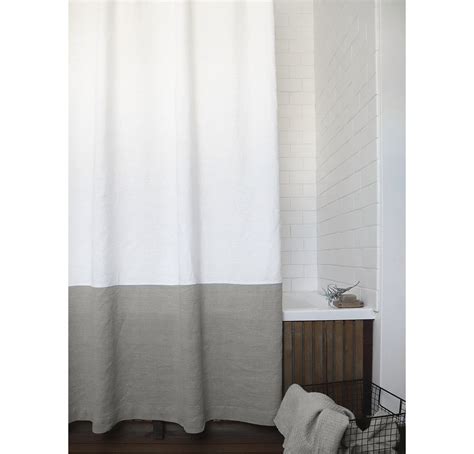 Best Linen Shower Curtain - Rough Linen