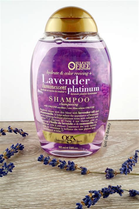 OGX Lavender Luminescent Platinum Shampoo & Conditioner - Review ...