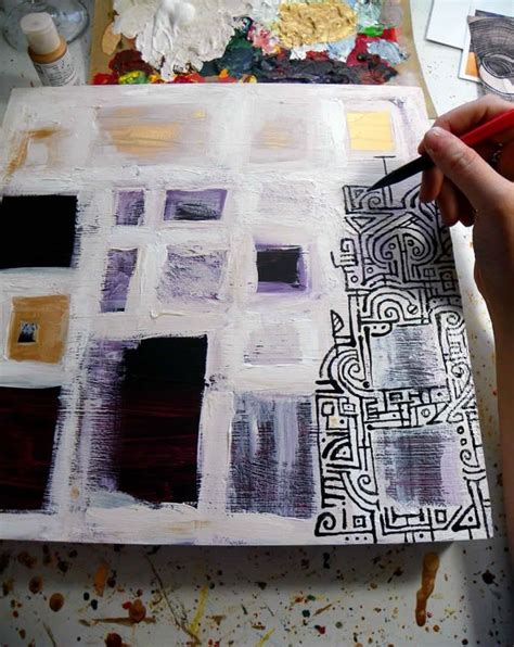 Image result for Mixed Media Drawing Tutorial