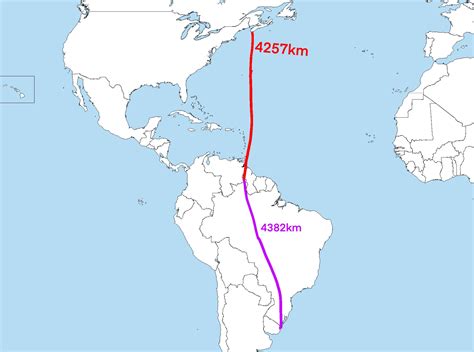 Brazil’s Northernmost point is closer to Canada than Brazil’s ...