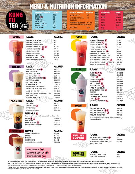 Tiger Milk Bubble Tea Nutrition Facts at Tawny Dunn blog