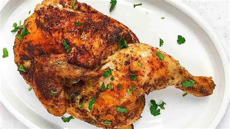 Grilled half chicken