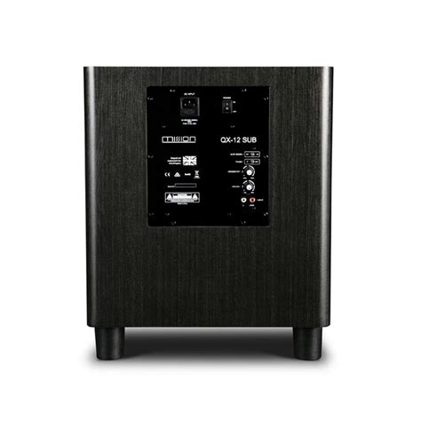 Mission QX-12 Sub MKII- 12" Powered Subwoofer – AV Shack