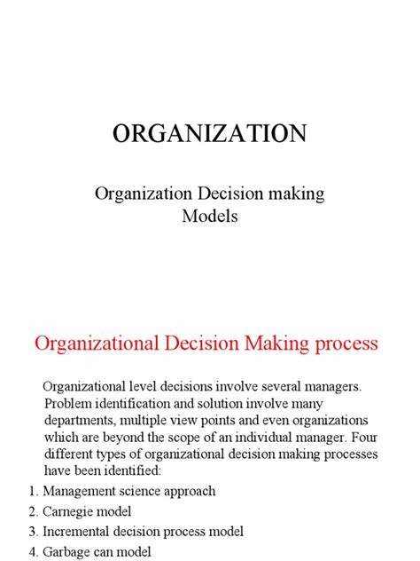 Organizational Decision Making 的图像结果
