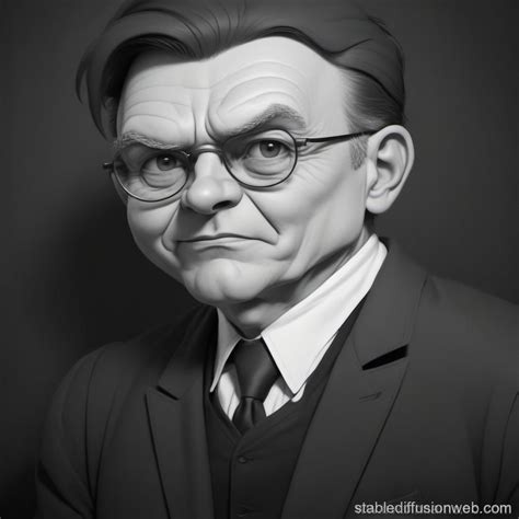 Bald Cartoon Character in Color | Stable Diffusion Online