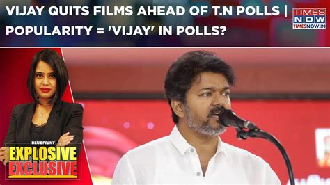Thalapathy Vijay Quits Cinema Months Ahead Of Tamil Nadu Polls ...