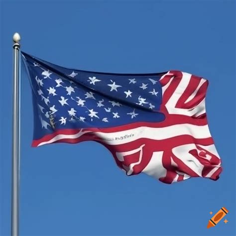 Flag of US Minor Outlying Islands on Craiyon