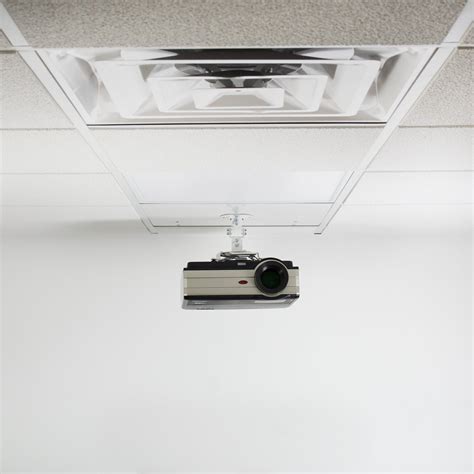How To Hang Projector Screen From Drop Ceiling | Shelly Lighting