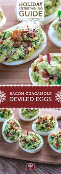 Image result for Bacon Guacamole Deviled Eggs