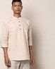 Buy Cream Shirts & Kurtas for Men by Indie Picks Online | Ajio.com