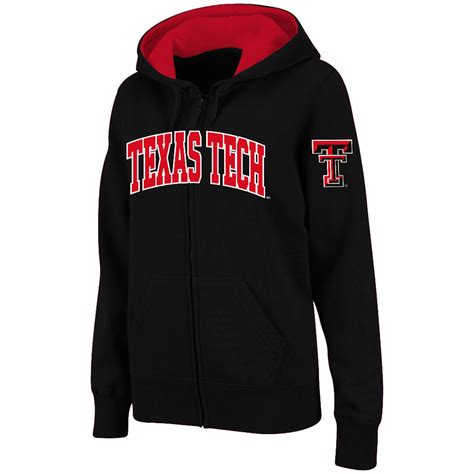 Stadium Athletic Texas Tech Red Raiders Women's Black Arched Name Full ...