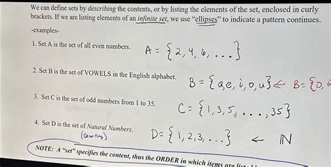 Image result for Describing a Set