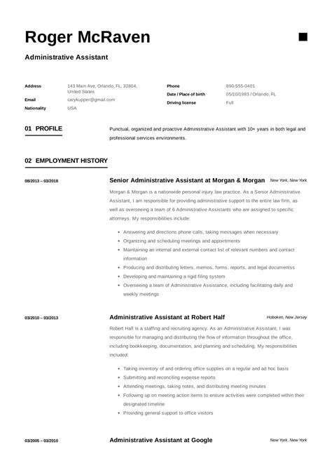 Full Guide: Administrative Assistant Resume [ + 12 Samples ] | PDF | 2019
