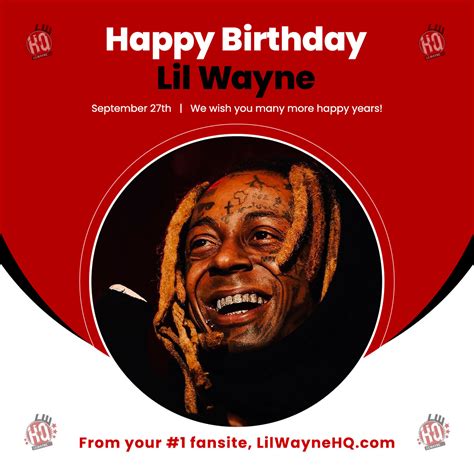Happy 42nd Birthday To The G.O.A.T., Lil Wayne!