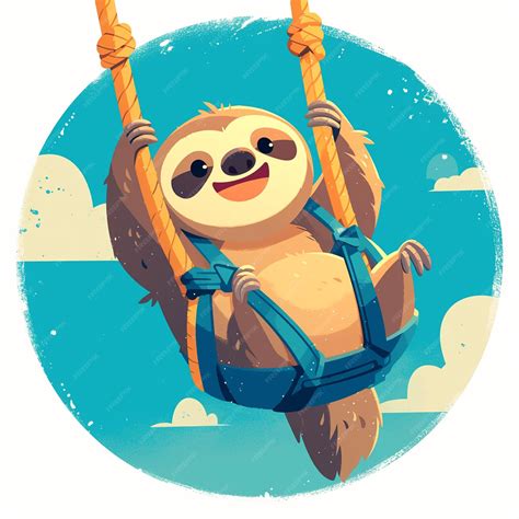 Image result for Sloth On Zip Line