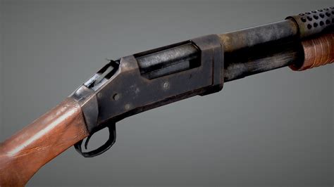 Winchester 1897 "Trench Gun" - 3D model by Michael Neocleous (@mikegneo ...