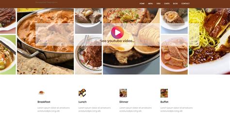 Image result for HTML for Restaurants