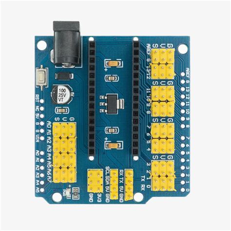 Nano 328P Expansion Adapter Breakout Board IO Shield – QuartzComponents