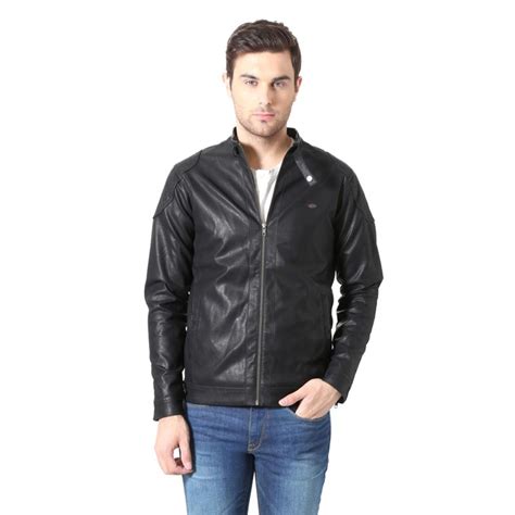 Buy Peter England Men Black Solid Jacket Online