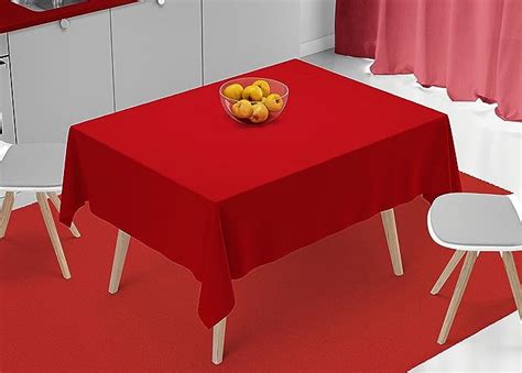 Buy HOME COLORS.IN Polycotton Plain Solid Water Resistant 4 Seater ...