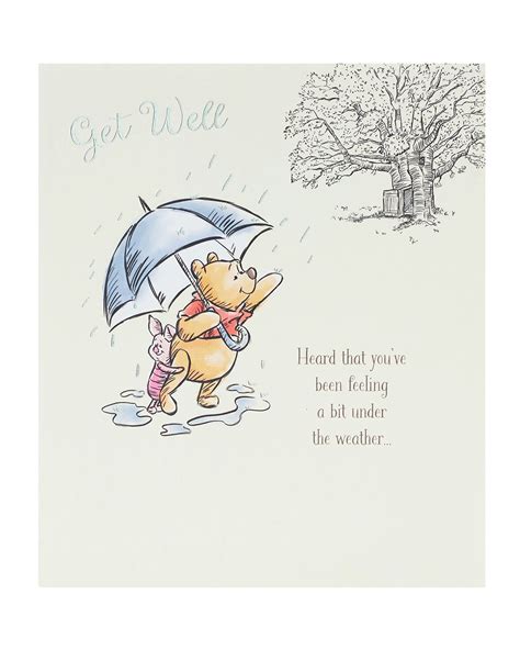 Disney Get Well Card Get Well Soon Card Winnie Pooh | Desertcart INDIA