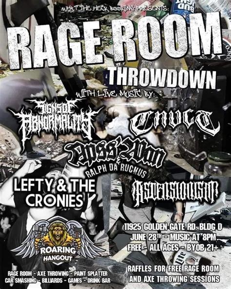 Roaring Rage Room & Axe Throwing Lounge, Roaring Rage Room, Fort Bliss ...