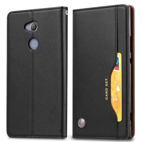 Sony Xperia XA2 Ultra Pouches PU Leather Wallet Case Flip Kickstand ...
