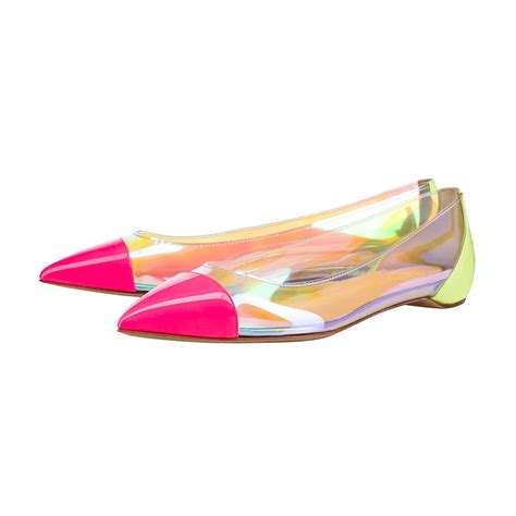 Buy XYD Pointy Toe Slip On Flats Pumps for Women Patent Hidden Low Heel ...