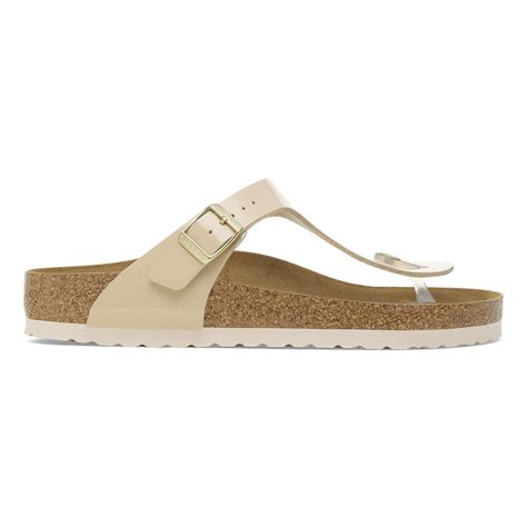 Gizeh Birko-Flor Lack Patent Sand | BIRKENSTOCK