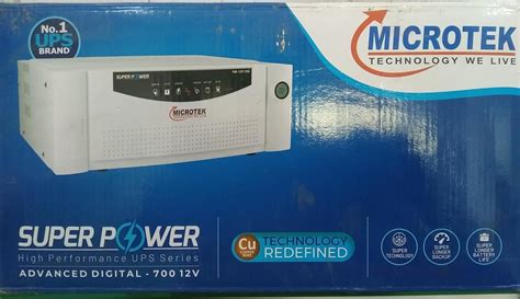 Microtek Super Power Inverter Digital UPS Model 700 (12V) DG : Amazon ...