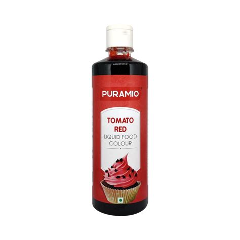 Puramio Liquid Food Colour - Tomato Red – PURAMIO